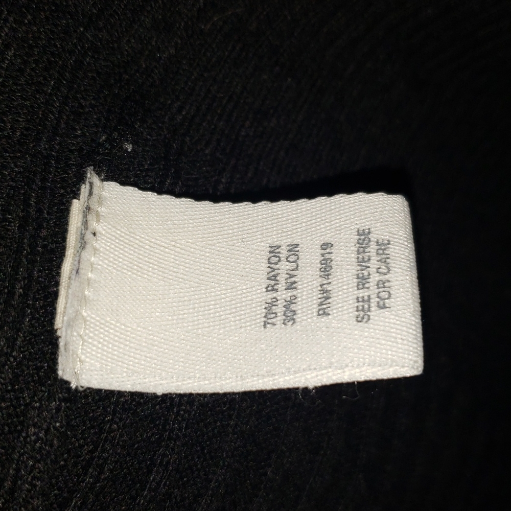 Mudd Ribbed Knit Open Front CardiganW Pockets Black XS - Picture 5 of 6